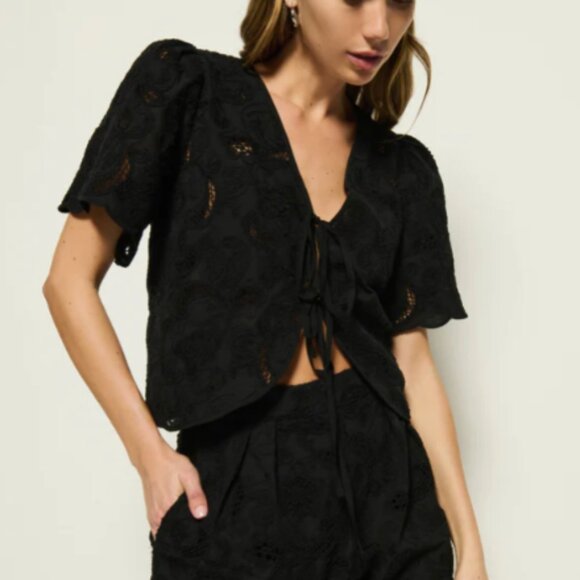 Nation Los Angeles NWT Rosalyn tie top, Med - Picture 1 of 6